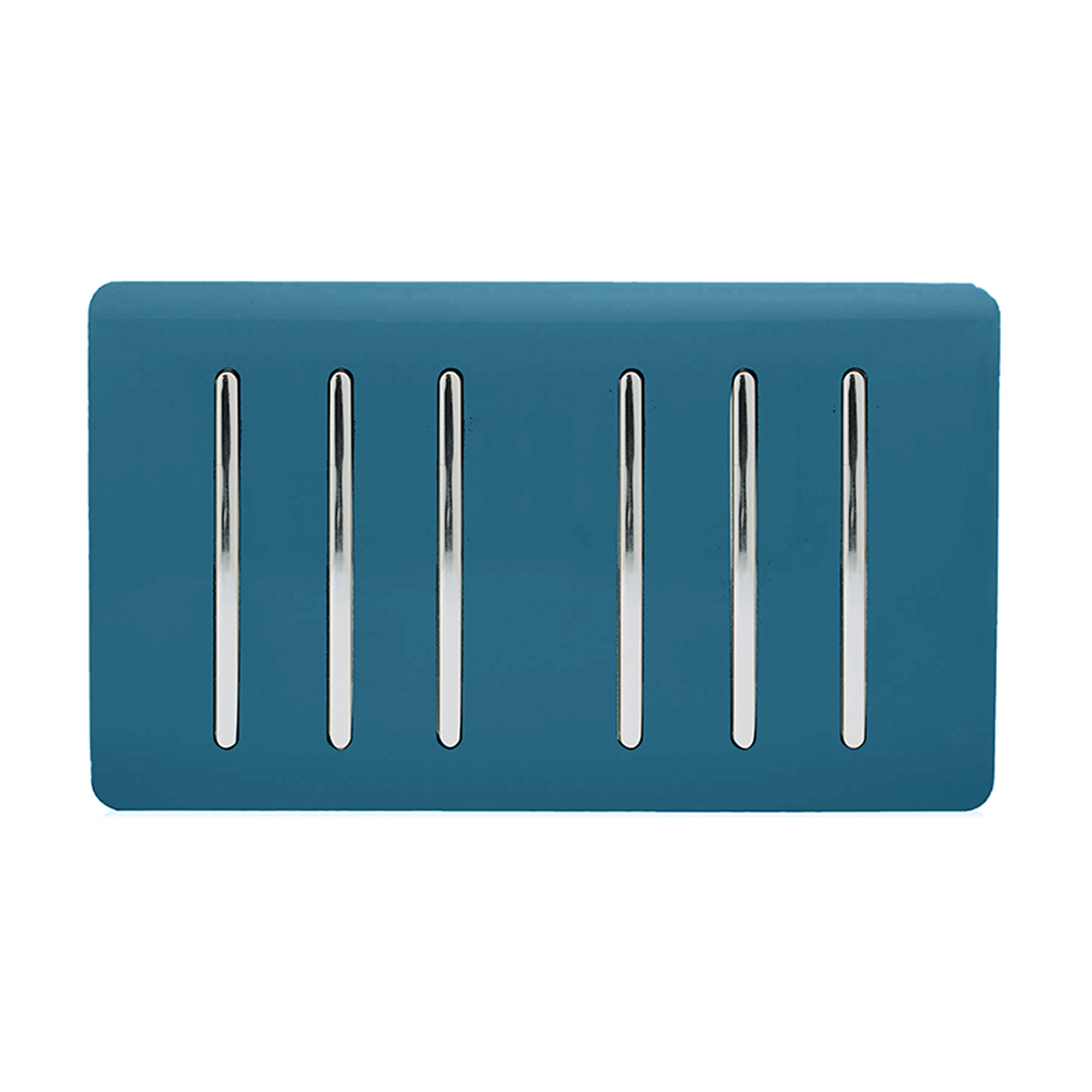 ART-SS66MD  6 Gang 2 Way 10 Amp Rocker Twin Plate Midnight Blue